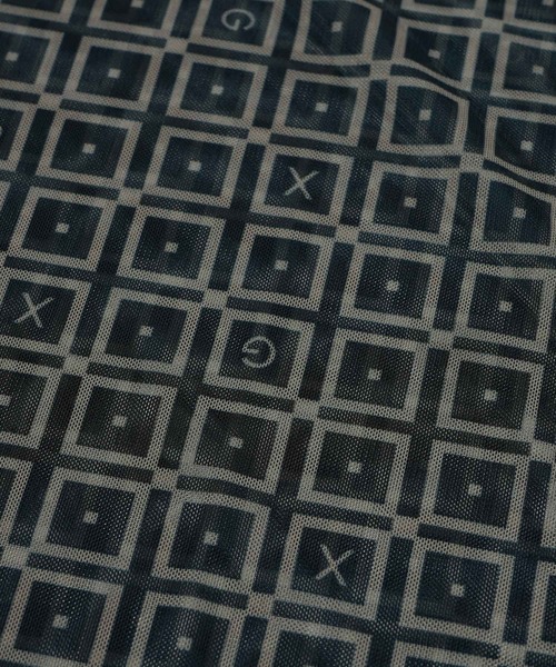 X-girl（エックスガール）の「RETRO PATTERN MESH SHIRTS/レトロ メッシュシャツ（シャツ/ブラウス・レディース・ブラック/ブラウン/グリーン・S/M）」の18枚目の写真