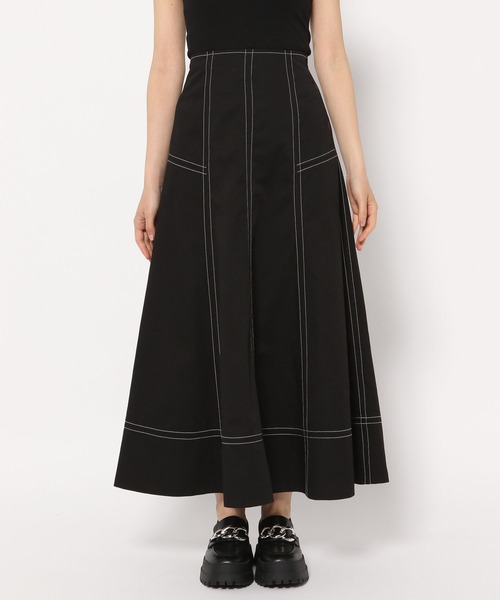 PAGEBOY(ページボーイ)の「チノステッチフレアスカート(スカート・レディース・ブラック/グレイッシュベージュ・FREE)」の10枚目の写真