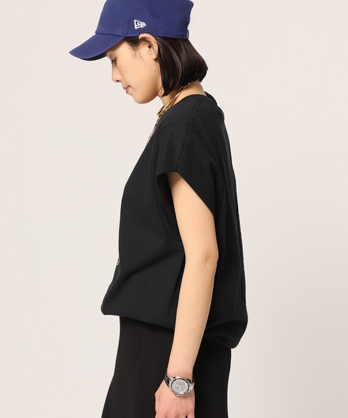 PRE_(プレ)の「《追加》【PRE_/プレ】ショートスリーブカットソー(Tシャツ/カットソー・レディース・ブラック/ホワイト/ベージュ/ネイビー・38/36)」の11枚目の写真