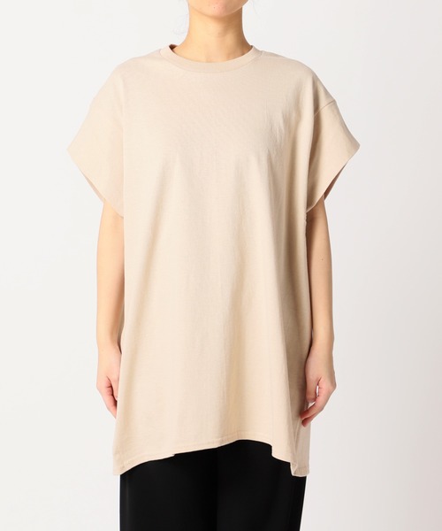 PRE_(プレ)の「《追加》【PRE_/プレ】ショートスリーブカットソー(Tシャツ/カットソー・レディース・ブラック/ホワイト/ベージュ/ネイビー・38/36)」の21枚目の写真