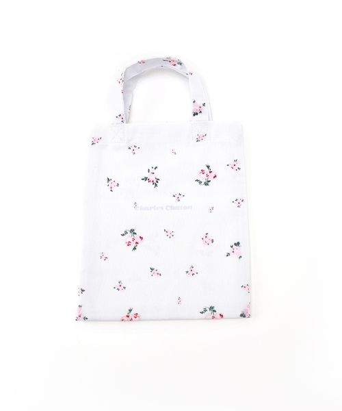 Houseonthehill flower bagトートバッグ Floral Garland Tote Bag