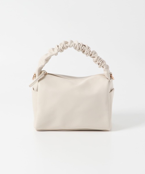 SENSE OF PLACE by URBAN RESEARCH(センスオブプレイスバイアーバンリサーチ)の「ギャザーハンドルバッグ(ハンドバッグ・レディース・ブラック/ブルー/グリーン/オレンジ/ピンク/アイボリー・ONE)」の15枚目の写真