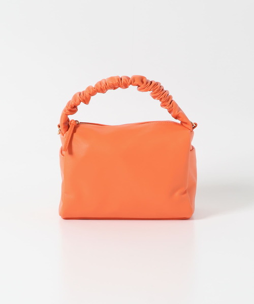 SENSE OF PLACE by URBAN RESEARCH(センスオブプレイスバイアーバンリサーチ)の「ギャザーハンドルバッグ(ハンドバッグ・レディース・ブラック/ブルー/グリーン/オレンジ/ピンク/アイボリー・ONE)」の18枚目の写真