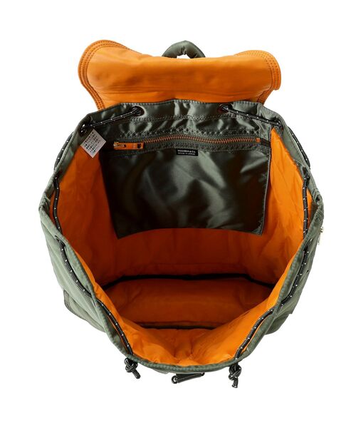 PORTER ブラックリュック オレンジ収納袋付き TANKER(タンカー) BACKPACK | 吉田カバンホームページ | YOSHIDA