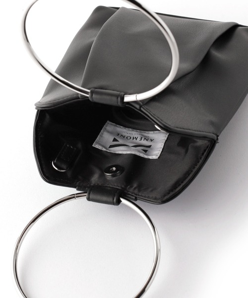 ANEMONE（アネモネ）の「サークルハンドル2WAYパーティーバッグ[バンケット]（ショルダーバッグ・レディース・ブラック/オフホワイト/シルバー・FREE）」の6枚目の写真