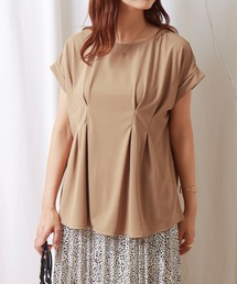 汗染み防止/抗菌防臭 ウエストタックカットTシャツ