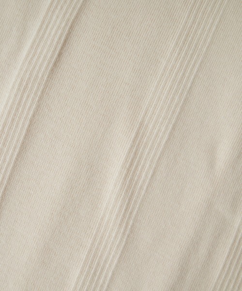 MILLER（ミラー）の「【GISELe 3月号掲載】[MILLER/ミラー] 別注 クルーネックリブTシャツ（Tシャツ/カットソー・レディース・オフホワイト/ブラック/ブラウン/ブルー/アイボリー/ネイビー・F）」の15枚目の写真