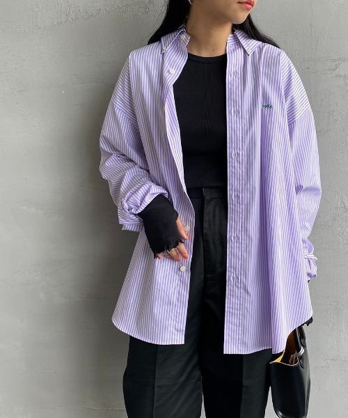 MILLER（ミラー）の「【GISELe 3月号掲載】[MILLER/ミラー] 別注 クルーネックリブTシャツ（Tシャツ/カットソー・レディース・オフホワイト/ブラック/ブラウン/ブルー/アイボリー/ネイビー・F）」の16枚目の写真