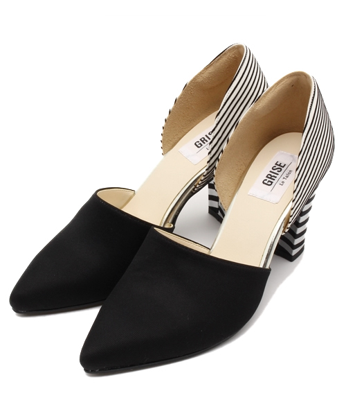 LE TALON(ルタロン)の「【GINGER4月号掲載】◆Le Talon GRISE ◆◇8CMポインテッドドルセー(パンプス・レディース・ブラック/ホワイト/シルバー・35.5/36/36.5/37/37.5/38)」の2枚目の写真