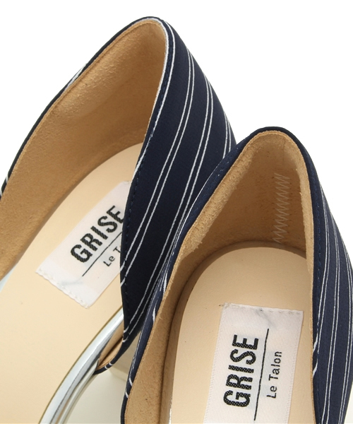 LE TALON(ルタロン)の「【GINGER4月号掲載】◆Le Talon GRISE ◆◇8CMポインテッドドルセー(パンプス・レディース・ブラック/ホワイト/シルバー・35.5/36/36.5/37/37.5/38)」の8枚目の写真