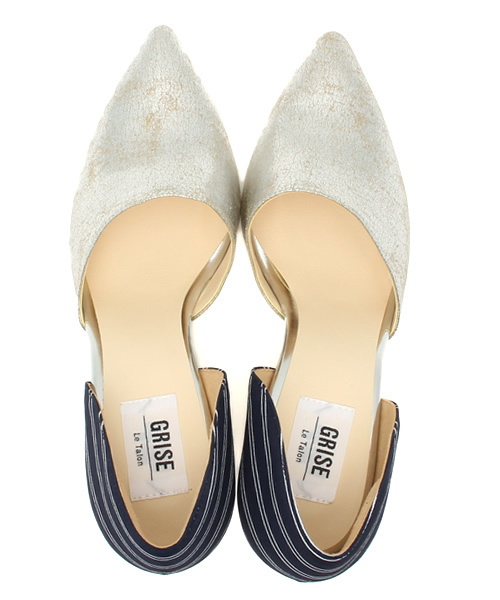 LE TALON(ルタロン)の「【GINGER4月号掲載】◆Le Talon GRISE ◆◇8CMポインテッドドルセー(パンプス・レディース・ブラック/ホワイト/シルバー・35.5/36/36.5/37/37.5/38)」の10枚目の写真