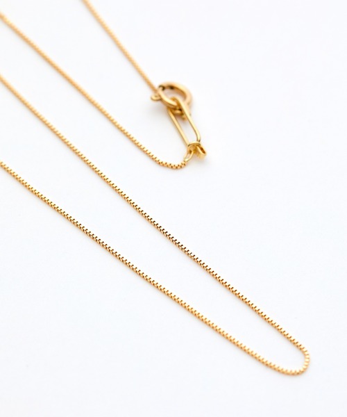 ROPE  ベネチアンチェーンショートネックレス　K10 ROPE'（ロペ）の「【R（ロペ アール）】 K10 ベネチアンチェーン