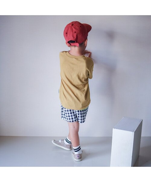 BREEZE(ブリーズ)の「アウトドアチェックパンツ(その他パンツ・キッズ・レインボー/オフホワイト・90/110/140/130/80/100/120)」の4枚目の写真