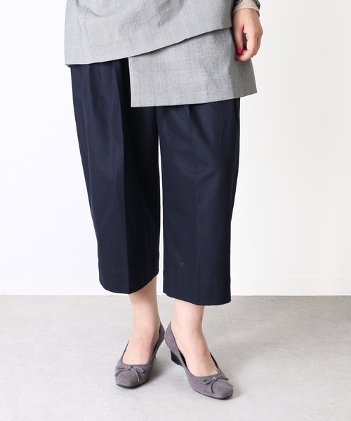 coca（ANDEX shoes product）（コカ）の「【新色追加】 coca / バレエシューズ風 ウエッジヒールパンプス 421004（パンプス・レディース・グレー・22cm/22.5cm/23cm/23.5cm/24cm/24.5cm）」の7枚目の写真