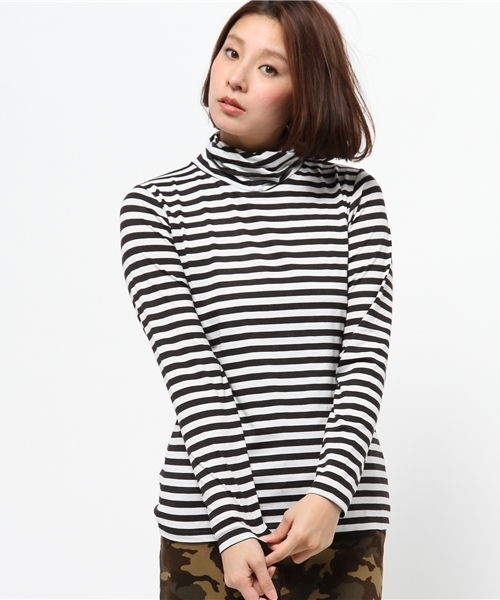 OUTLET(アウトレット)の「【CIAOPANIC TYPY】T/Rベア天竺タートル(Tシャツ/カットソー・レディース・ブラック/その他1/ボルドー/チャコールグレー/ホワイト・FREE)」の5枚目の写真