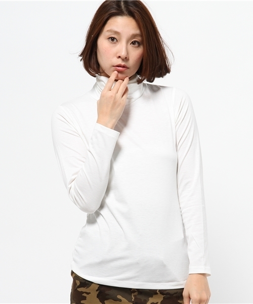 OUTLET(アウトレット)の「【CIAOPANIC TYPY】T/Rベア天竺タートル(Tシャツ/カットソー・レディース・ブラック/その他1/ボルドー/チャコールグレー/ホワイト・FREE)」の2枚目の写真