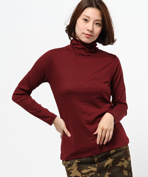 OUTLET(アウトレット)の「【CIAOPANIC TYPY】T/Rベア天竺タートル(Tシャツ/カットソー・レディース・ブラック/その他1/ボルドー/チャコールグレー/ホワイト・FREE)」の4枚目の写真