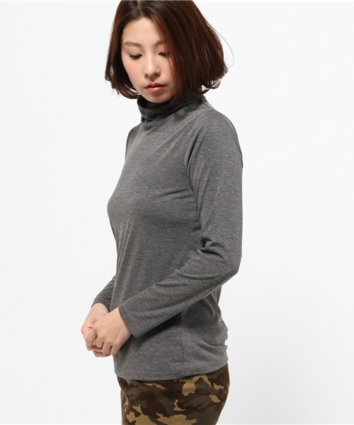 OUTLET(アウトレット)の「【CIAOPANIC TYPY】T/Rベア天竺タートル(Tシャツ/カットソー・レディース・ブラック/その他1/ボルドー/チャコールグレー/ホワイト・FREE)」の7枚目の写真