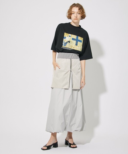 CITY TOKYO（シティトウキョウ）の「レイヤードバルーンスカート（スカート・レディース・カーキ/グレー・2/1）」の13枚目の写真