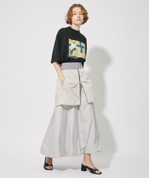 CITY TOKYO（シティトウキョウ）の「レイヤードバルーンスカート（スカート・レディース・カーキ/グレー・2/1）」の16枚目の写真