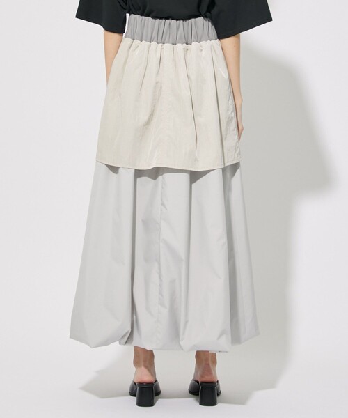 CITY TOKYO（シティトウキョウ）の「レイヤードバルーンスカート（スカート・レディース・カーキ/グレー・2/1）」の14枚目の写真