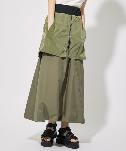 CITY TOKYO（シティトウキョウ）の「レイヤードバルーンスカート（スカート・レディース・カーキ/グレー・2/1）」の17枚目の写真