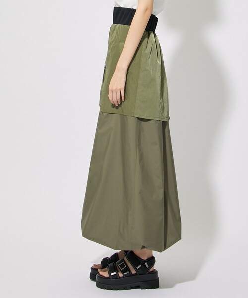 CITY TOKYO（シティトウキョウ）の「レイヤードバルーンスカート（スカート・レディース・カーキ/グレー・2/1）」の15枚目の写真
