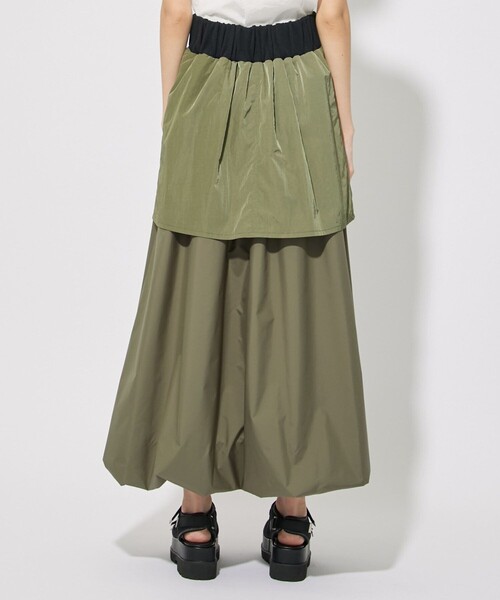 CITY TOKYO（シティトウキョウ）の「レイヤードバルーンスカート（スカート・レディース・カーキ/グレー・2/1）」の10枚目の写真