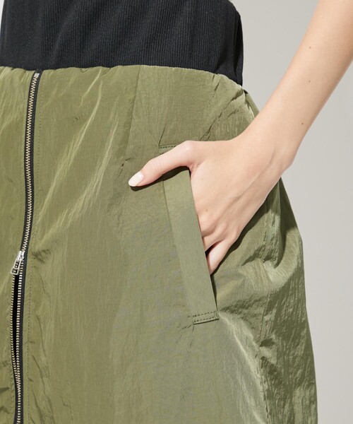 CITY TOKYO（シティトウキョウ）の「レイヤードバルーンスカート（スカート・レディース・カーキ/グレー・2/1）」の5枚目の写真