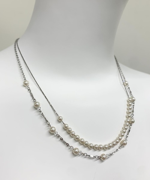 Dorry Doll(ドリードール)の「パール2連ネックレス(ネックレス・レディース・シルバー/ゴールド・FREE)」の9枚目の写真