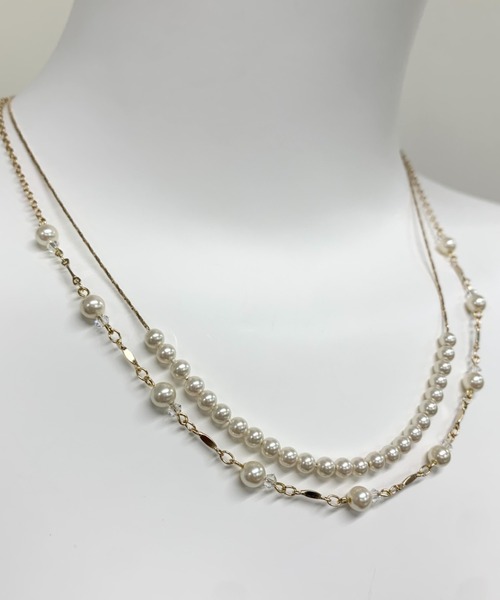 Dorry Doll(ドリードール)の「パール2連ネックレス(ネックレス・レディース・シルバー/ゴールド・FREE)」の10枚目の写真