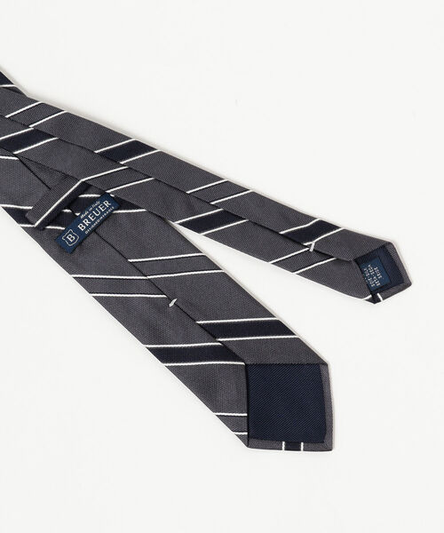 BREUER（ブリューワー）の「BREUER / ストライプ ネクタイ（ネクタイ・メンズ・ネイビー/ブラウン/ブルー系その他3・ONE SIZE）」の4枚目の写真
