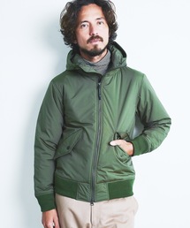【たか】margin ナイロン シンサレート スタンドリブ MA-1 Magine（マージン）の「NYLON THINSULATE STAND RIB MA-1 JKT