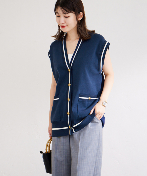 【新品】JOURNAL STANDARD 2022AW PREPPYベスト 紺 JOURNAL STANDARD（ジャーナルスタンダード）の「PREPPYベスト