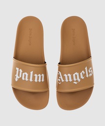 【PALM ANGELS】パームエンジェルス サンダル Palm Angels (パームエンジェルス) エンボスロゴ スライド