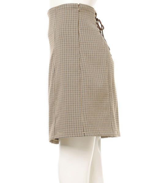 INGNI（イング）の「BACKレースアップミニスカート（スカート・レディース・その他1/ブラウン系その他2・FREE）」の11枚目の写真