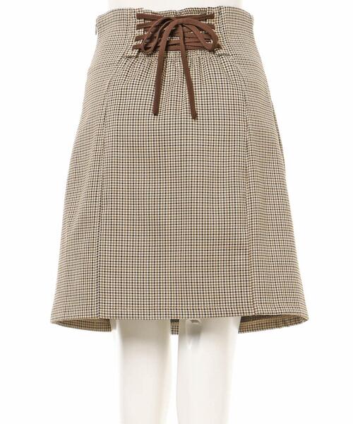 INGNI（イング）の「BACKレースアップミニスカート（スカート・レディース・その他1/ブラウン系その他2・FREE）」の10枚目の写真