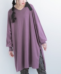 osharewalker | 『ドルマンチュニックVネックニット』(ニット/セーター)