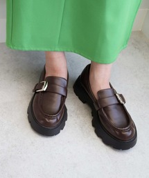 GeeRA | ベルト付厚底ローファー(ローファー)