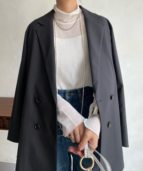 DouDou(ドゥドゥ)の「レースタートル(Tシャツ/カットソー・レディース・オフホワイト/ピンク/ブラック・FREE)」の17枚目の写真