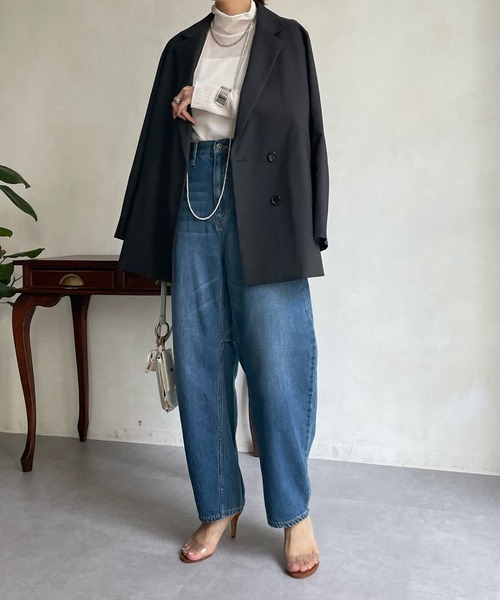 DouDou(ドゥドゥ)の「レースタートル(Tシャツ/カットソー・レディース・オフホワイト/ピンク/ブラック・FREE)」の6枚目の写真