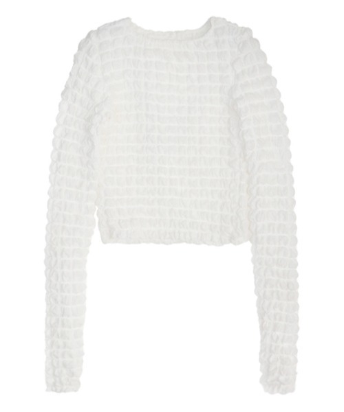 AMAIL（アマイル）の「Popcorn cloth（その他トップス・レディース・ホワイト/ブラック/グリーン・FREE）」の14枚目の写真