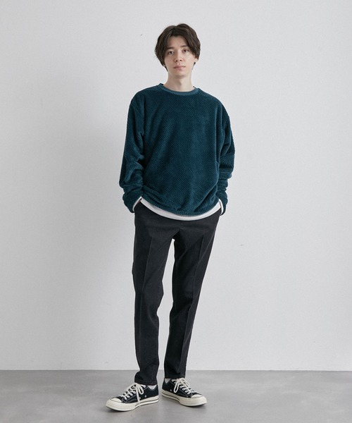 JUNRED(ジュンレッド)の「パイナップルフリースプルオーバー(アンサンブル・メンズ・ベージュ/ネイビー/モスグリーン・LL/M/L)」の12枚目の写真