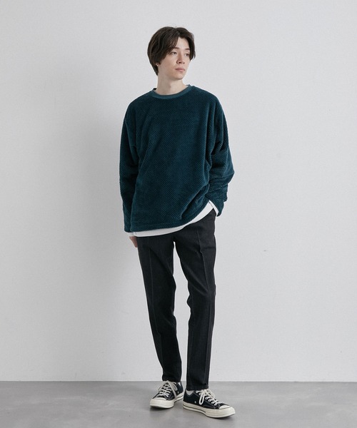 JUNRED(ジュンレッド)の「パイナップルフリースプルオーバー(アンサンブル・メンズ・ベージュ/ネイビー/モスグリーン・LL/M/L)」の13枚目の写真