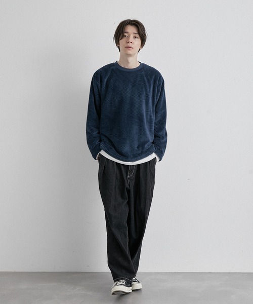 JUNRED(ジュンレッド)の「パイナップルフリースプルオーバー(アンサンブル・メンズ・ベージュ/ネイビー/モスグリーン・LL/M/L)」の15枚目の写真