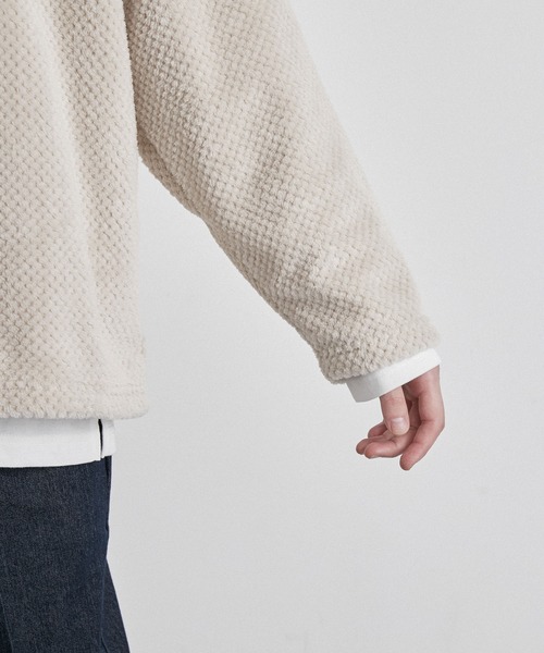 JUNRED(ジュンレッド)の「パイナップルフリースプルオーバー(アンサンブル・メンズ・ベージュ/ネイビー/モスグリーン・LL/M/L)」の22枚目の写真