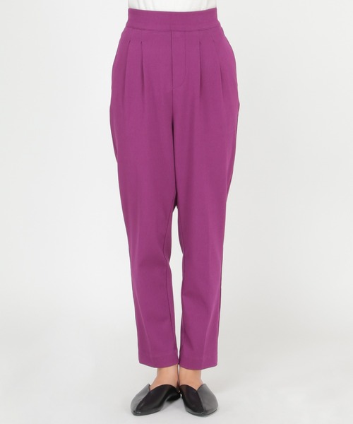 ikka(イッカ)の「Beasystretch テーパードパンツ(その他パンツ・レディース・モカ/パープル/ブラック/ダークオリーブ・L/S/M)」の8枚目の写真