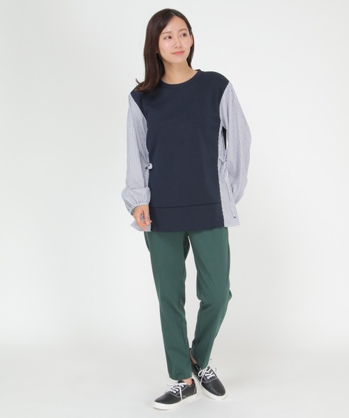 ikka(イッカ)の「Beasystretch テーパードパンツ(その他パンツ・レディース・モカ/パープル/ブラック/ダークオリーブ・L/S/M)」の20枚目の写真