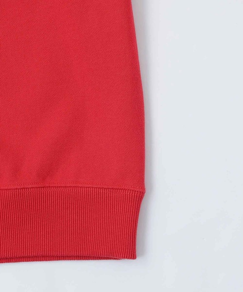 X-girl(エックスガール)の「ROYAL OVAL LOGO CREW SWEAT TOP(スウェット・レディース・レッド/ブラック/アッシュ・ONE SIZE)」の11枚目の写真