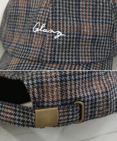 DONOBAN（ドノバン）の「ロゴ刺繍チェックCAP（キャップ・レディース・ブラウン/グレー/ブラウン系その他・F）」の11枚目の写真